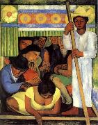 Diego Rivera Canoe oil painting picture wholesale